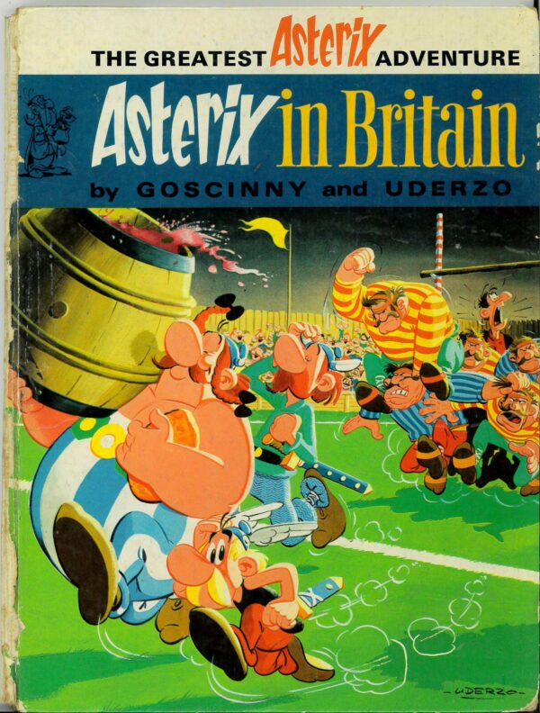 ASTERIX TP (OLDER EDITIONS) #3: Asterix in Britain HC – GD – Brockhampton Press – 1st ed