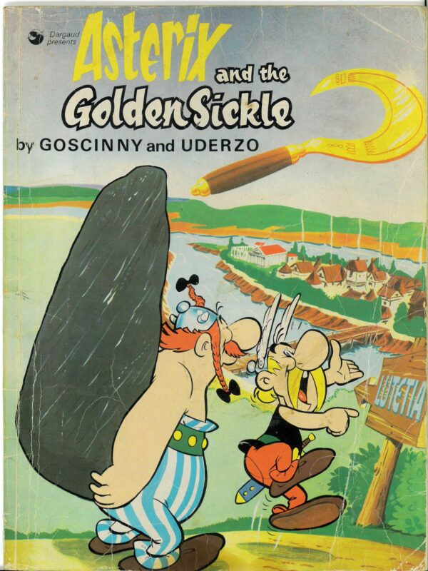 ASTERIX TP (OLDER EDITIONS) #15: Asterix and the Golden Sickle – GD/VG – 1st ed 1977