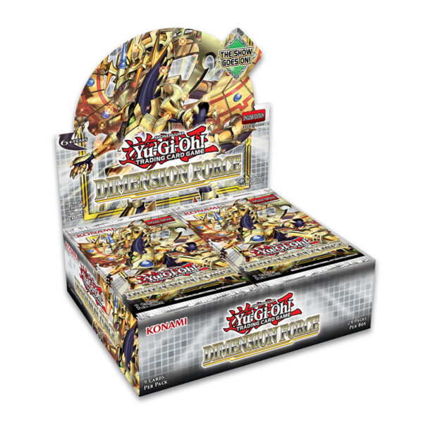 YU-GI-OH! CCG BOOSTER PACK #135: Dimension Force ($130/24 pack display)