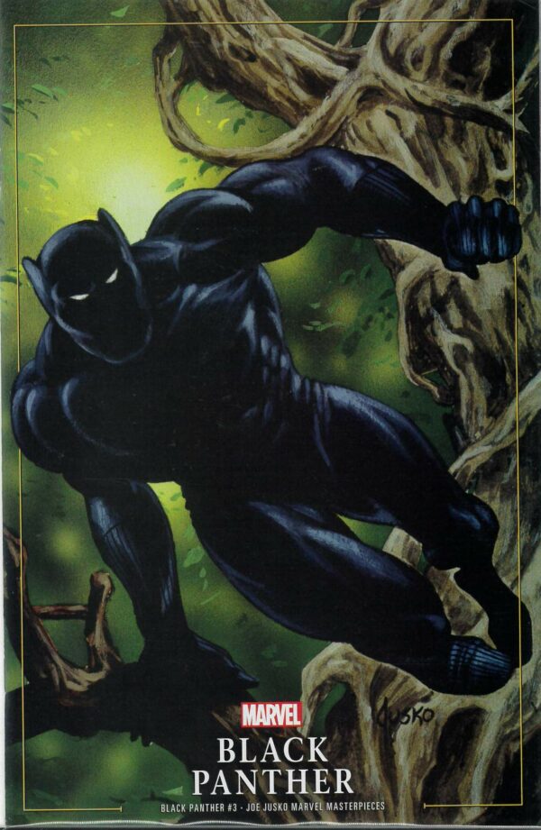 BLACK PANTHER (2021 SERIES) #3: Joe Jusko Marvel Masterpieces cover
