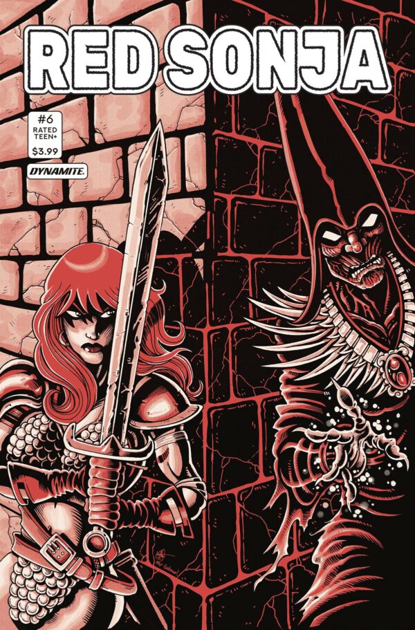 RED SONJA (2021 SERIES) #6: Ken Haeser TMNT Homage cover L