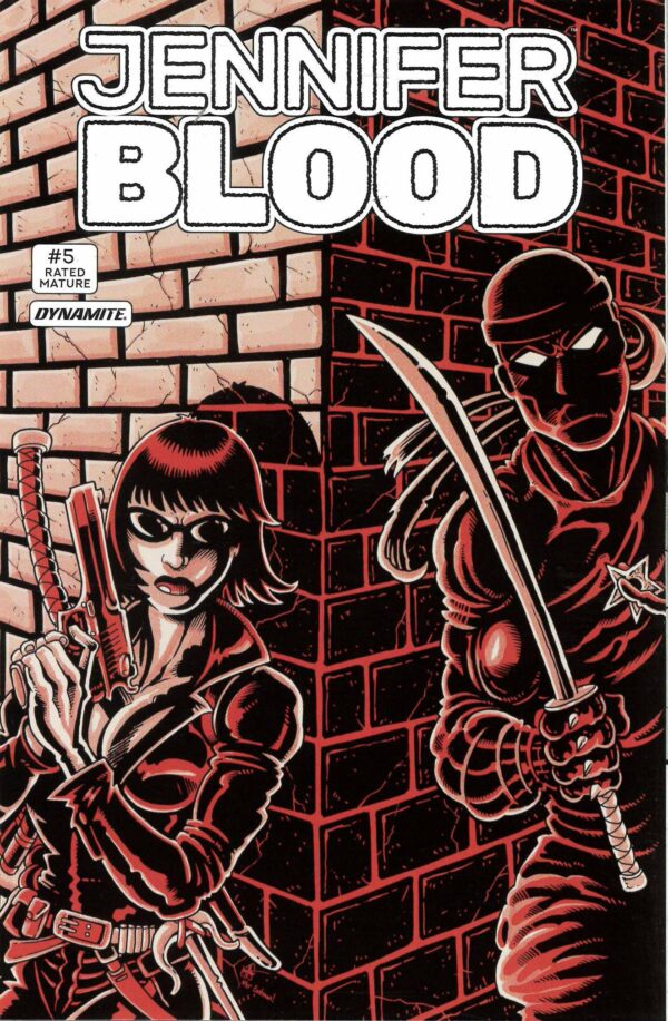 JENNIFER BLOOD (2021 SERIES) #5: Ken Haeser TMNT Homage cover L