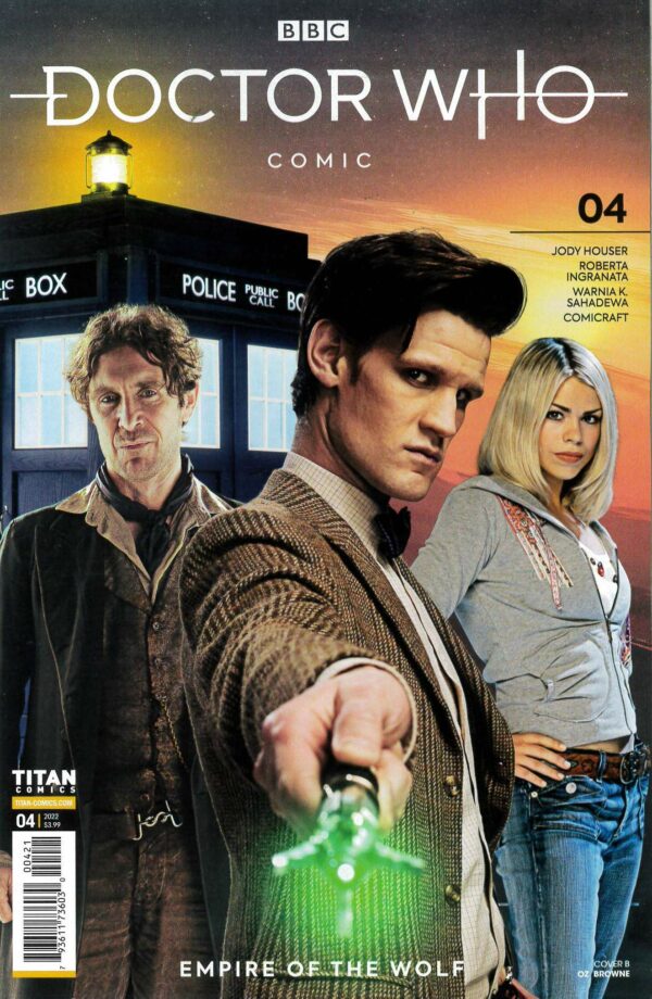DOCTOR WHO: EMPIRE OF THE WOLF #4: Photo cover B
