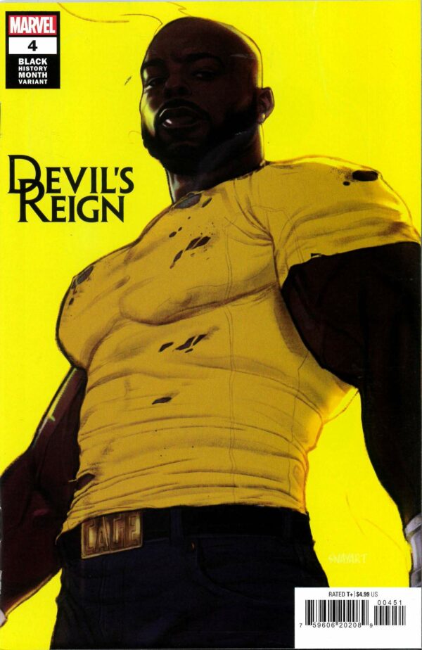 DEVIL’S REIGN #4: Joshua (Swaby) Sway Black History Month cover