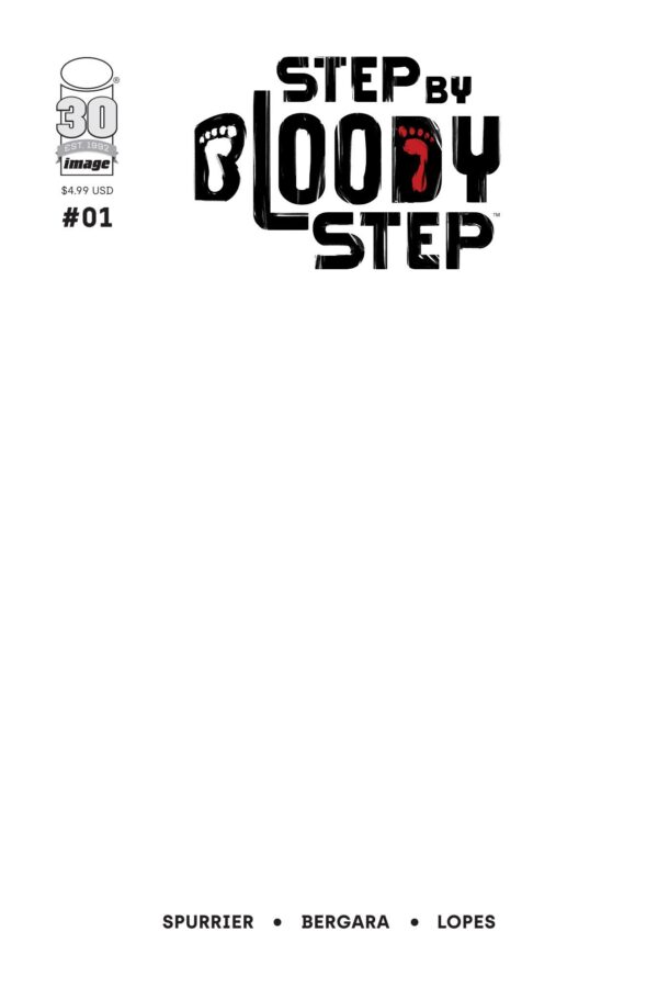 STEP BY BLOODY STEP #1: Blank Sketch cover C