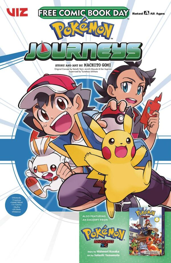 FCBD 2022 #45: VIZ MEDIA: Pokemon Journeys/Pokemon Adventures XY