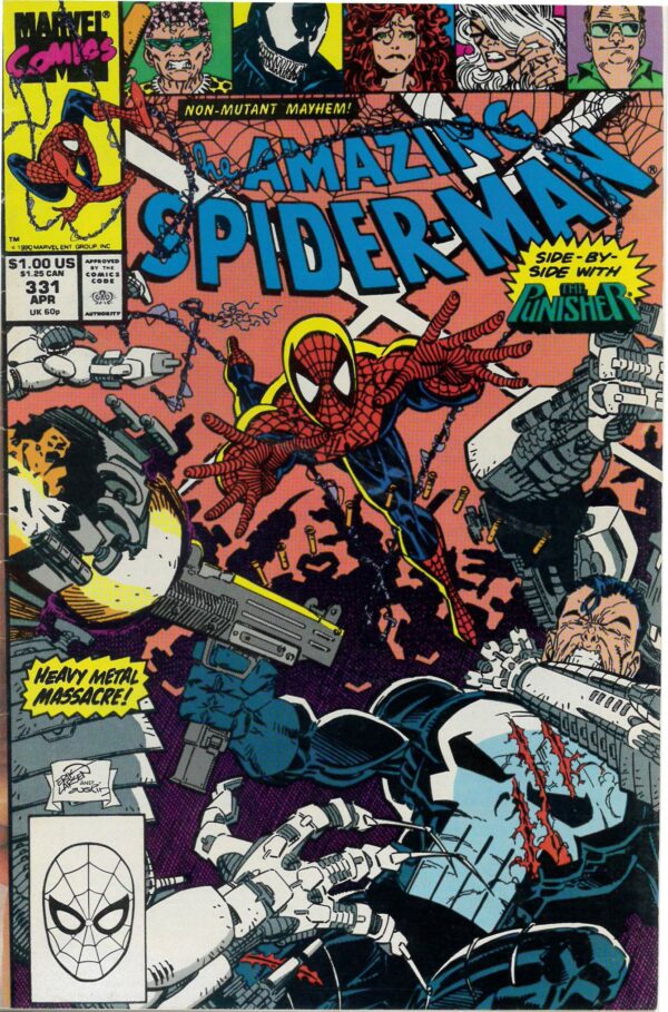 AMAZING SPIDER-MAN (1962-2018 SERIES) #331: Punisher: VF/NM