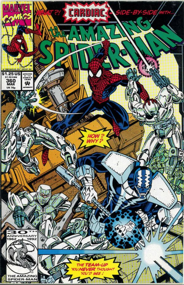 AMAZING SPIDER-MAN (1962-2018 SERIES) #360: 1st named Carnage: Cardiac: F/VF