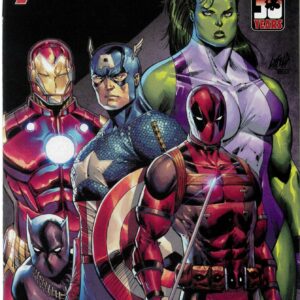 AVENGERS (2018 SERIES) #54: Rob Liefeld Deadpool 30th Anniversary cover