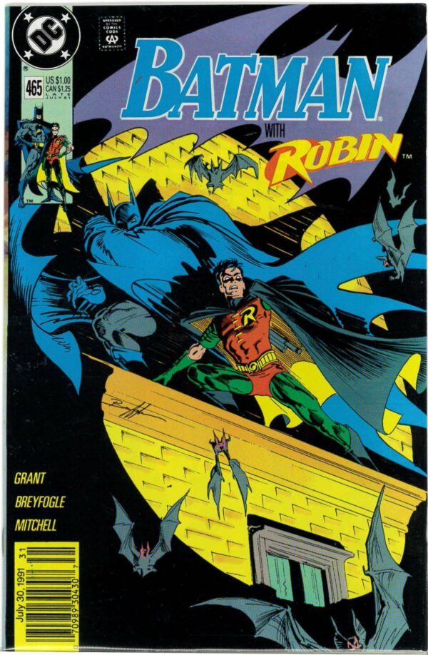 BATMAN (1939-2011 SERIES) #465: Newsstand Ed – VF