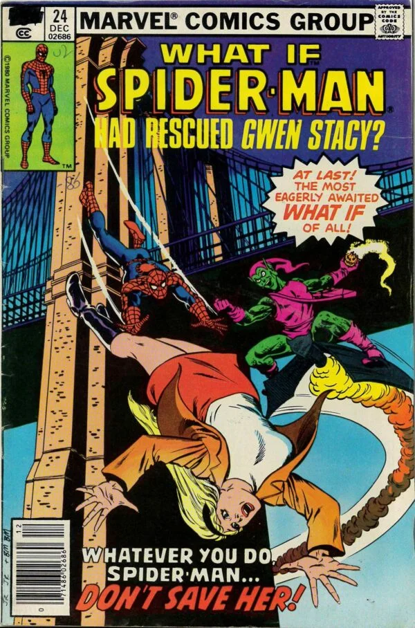 WHAT IF (1977-1985,2010- SERIES) #24: Spider-man had rescued Gwen Stacey? – FN/VF