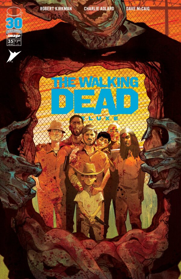 WALKING DEAD DELUXE #35: Mike Del Mundo cover C
