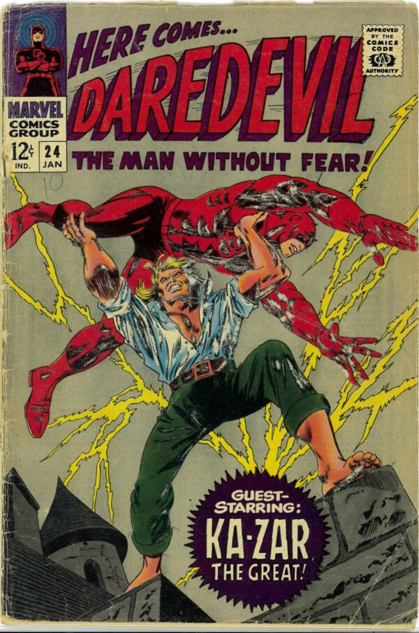 DAREDEVIL (1964-2018 SERIES) #24: Gene Colan: Ka-Zar: GD