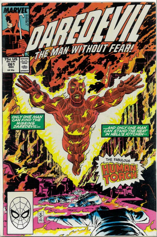 DAREDEVIL (1964-2018 SERIES) #261: Human Torch: Direct: Typhiod Mary: Kingpin