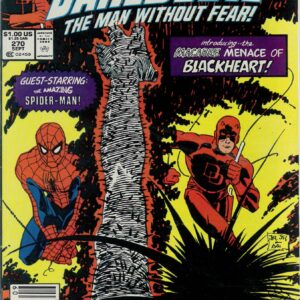 DAREDEVIL (1964-2018 SERIES) #270: 1st Blackheart: Newsstand: Spider-Man: Mephisto: NM