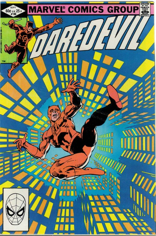 DAREDEVIL (1964-2018 SERIES) #186: Frank Miller: NM