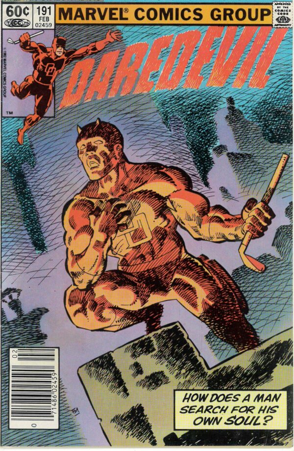DAREDEVIL (1964-2018 SERIES) #191: Last Frank Miller (1st run) Bullseye Newsstand NM