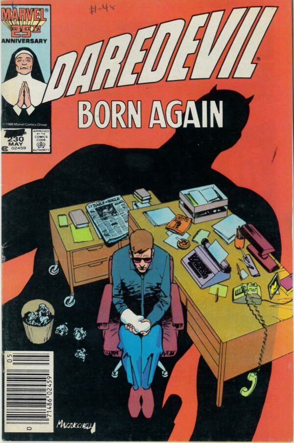 DAREDEVIL (1964-2018 SERIES) #230: Frank Miller: Newsstand: Born Again 4/7: VF