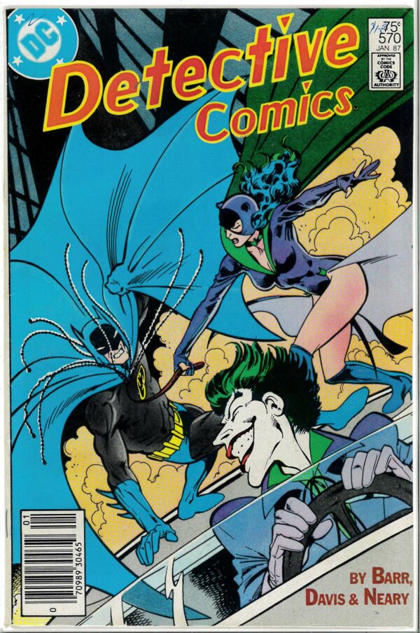 DETECTIVE COMICS (1935- SERIES) #570: Alan Davis cover; Newsstand Ed; VF/NM