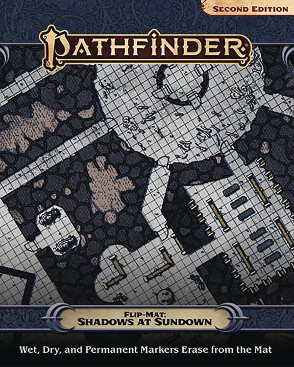 PATHFINDER MAP PACK #148: Shadows at Sundown flip-mat