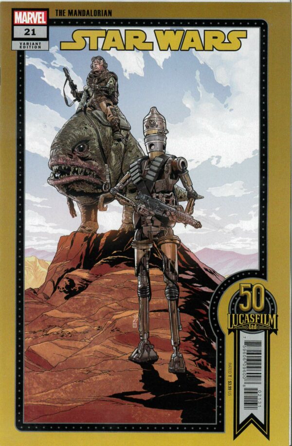 STAR WARS (2019 SERIES) #21: Chris Sprouse Lucasfilm 50th Anniversary cover