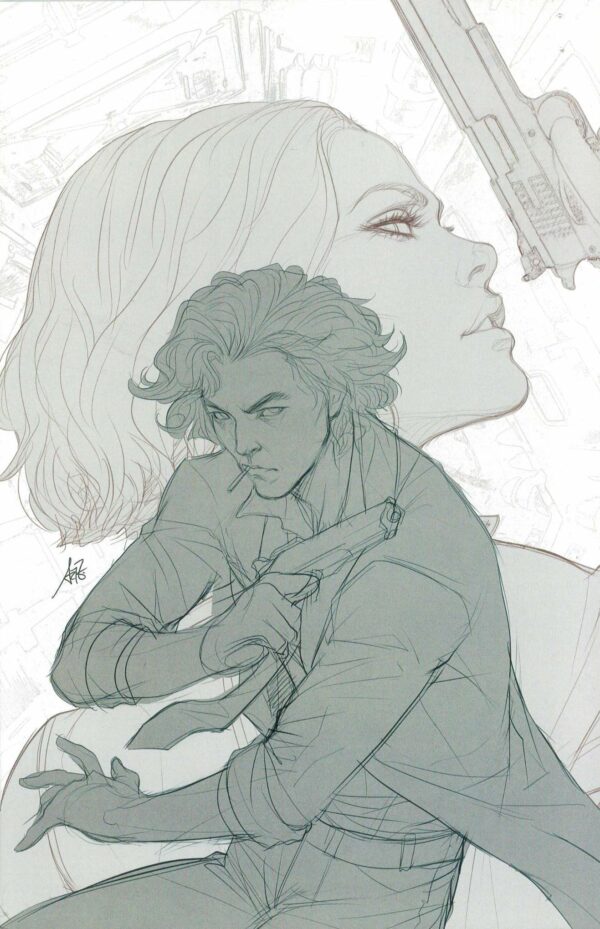 COWBOY BEBOP (2022 SERIES) #1: Stanley (Artgerm) Lau Line Art 2nd Print cover