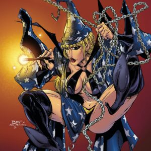 DRACULINA (2022 SERIES) #2: Jamie Biggs virgin Wizard Homage cover Q