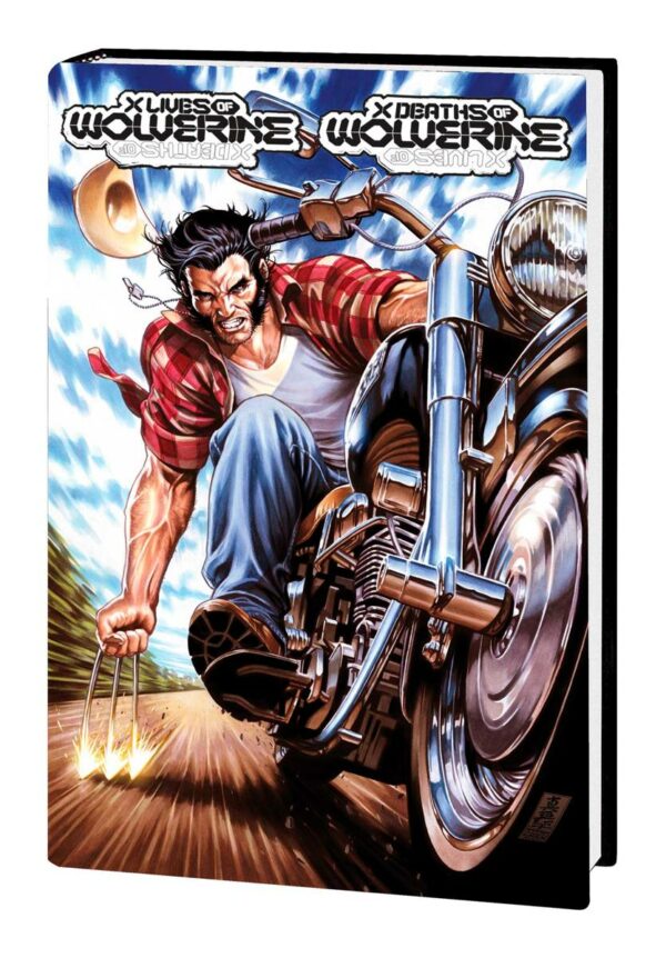 X LIVES AND DEATHS OF WOLVERINE TP #0: Mark Brooks Direct Market cover (Hardcover edition)