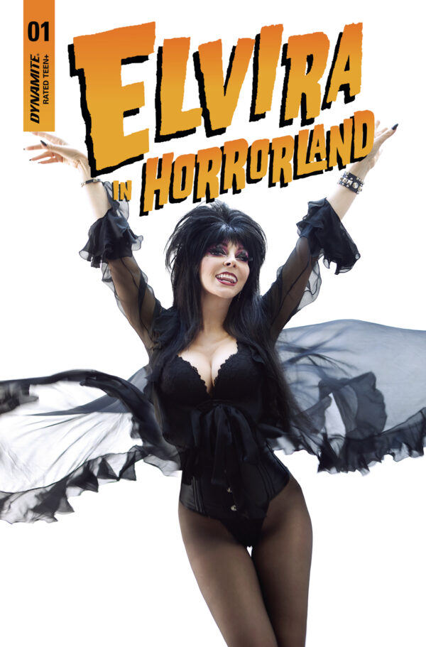 ELVIRA IN HORRORLAND #1: Photo cover D