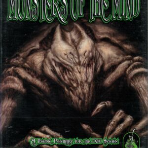 DUNGEONS AND DRAGONS 3RD EDITION GREEN RONIN #1401: Monsters of the Mind (Psionic Beastiary) – NM – 1401