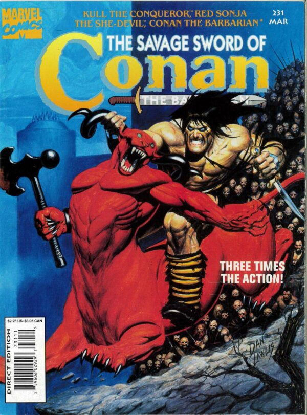 SAVAGE SWORD OF CONAN (1973-1995 SERIES) #231: Newsstand Edition – NM