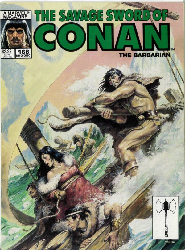 SAVAGE SWORD OF CONAN (1973-1995 SERIES) #168: NM