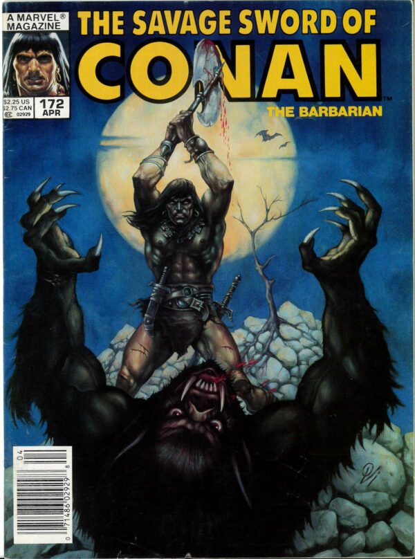 SAVAGE SWORD OF CONAN (1973-1995 SERIES) #172: Newsstand Edition – VF/NM