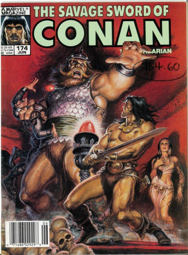 SAVAGE SWORD OF CONAN (1973-1995 SERIES) #174: Newsstand Edition – VF