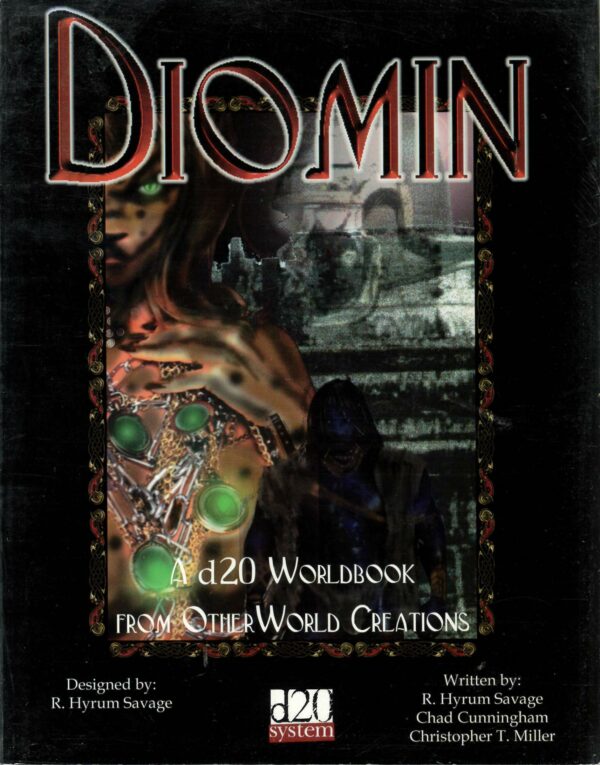 DUNGEONS AND DRAGONS 3RD EDITION #1001: Diomin Worldbook (Otherworld Creations) – NM – 1001