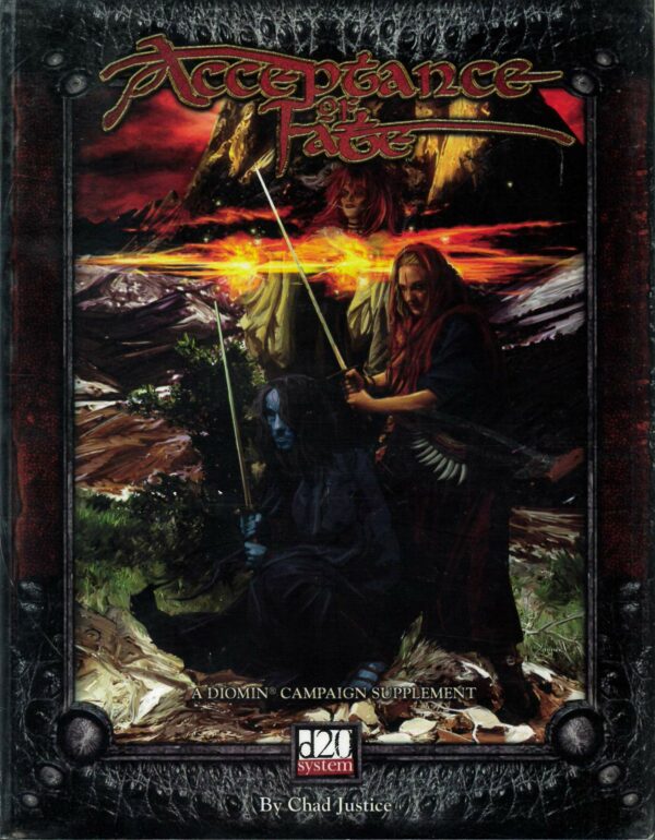 DUNGEONS AND DRAGONS 3RD EDITION #2002: Diomin Acceptance of Fate (Otherworld) NM (Lvl 7-10th) 2002