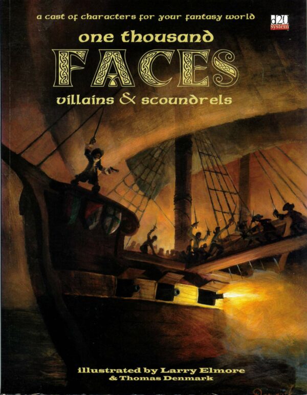DUNGEONS AND DRAGONS 3RD EDITION #700: 1000 Faces Villains & Scoundrels (Citizen Games) – NM – 700