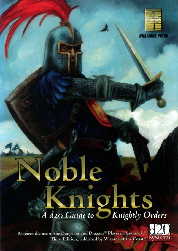 DUNGEONS AND DRAGONS 3RD EDITION #922: Noble Knights a Guide to Knightly Orders (Avalanche) NM 922