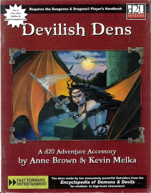 DUNGEONS AND DRAGONS 3RD EDITION FAST FORWARD ENT #2012: Devilish Dens: Maps demon dens – NM – 2012