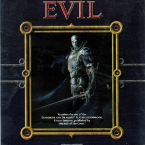 DUNGEONS AND DRAGONS 3RD EDITION ALDERAC #8501: Evil Sourcebook – Brand New (NM) – 8501
