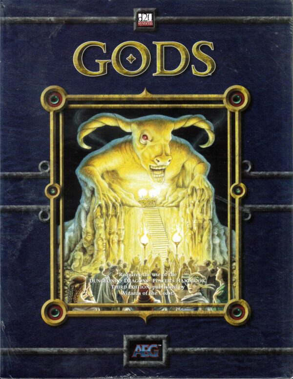 DUNGEONS AND DRAGONS 3RD EDITION ALDERAC #8510: Gods: 16 new pantheons: Dark Elf/Hobgoblin/Lizardfolk/+ 8510