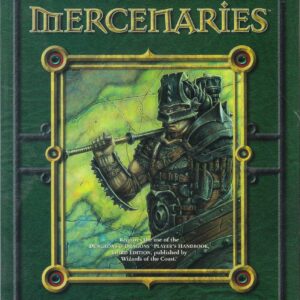 DUNGEONS AND DRAGONS 3RD EDITION ALDERAC #8511: Mercenaries Sourcebook – Brand New (NM) – 8511