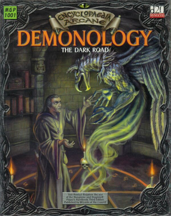 DUNGEONS AND DRAGONS 3RD EDITION MONGOOSE #1001: Demonology: The Dark Road Sourcebook – NM – 1001
