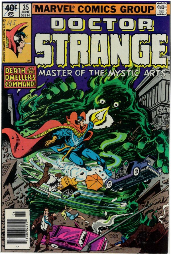 DOCTOR STRANGE (1975-1986 SERIES) #35: Dweller in Darkness: Captain America: Iron Man: Newsstand: