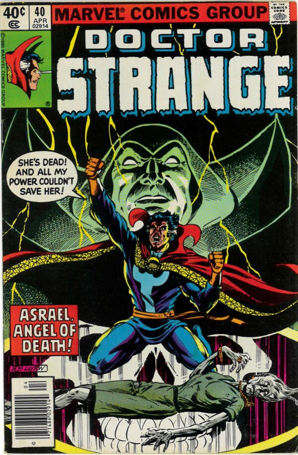 DOCTOR STRANGE (1975-1986 SERIES) #40: Newsstand: Baron Mordo: Clea: Sara Wolfe: VF