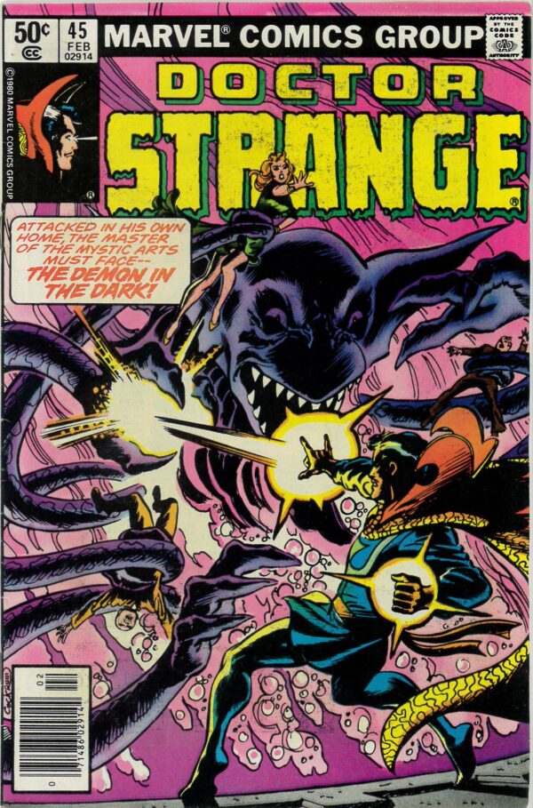 DOCTOR STRANGE (1975-1986 SERIES) #45: Newsstand: Clea: Sara Wolfe: Wong: VF