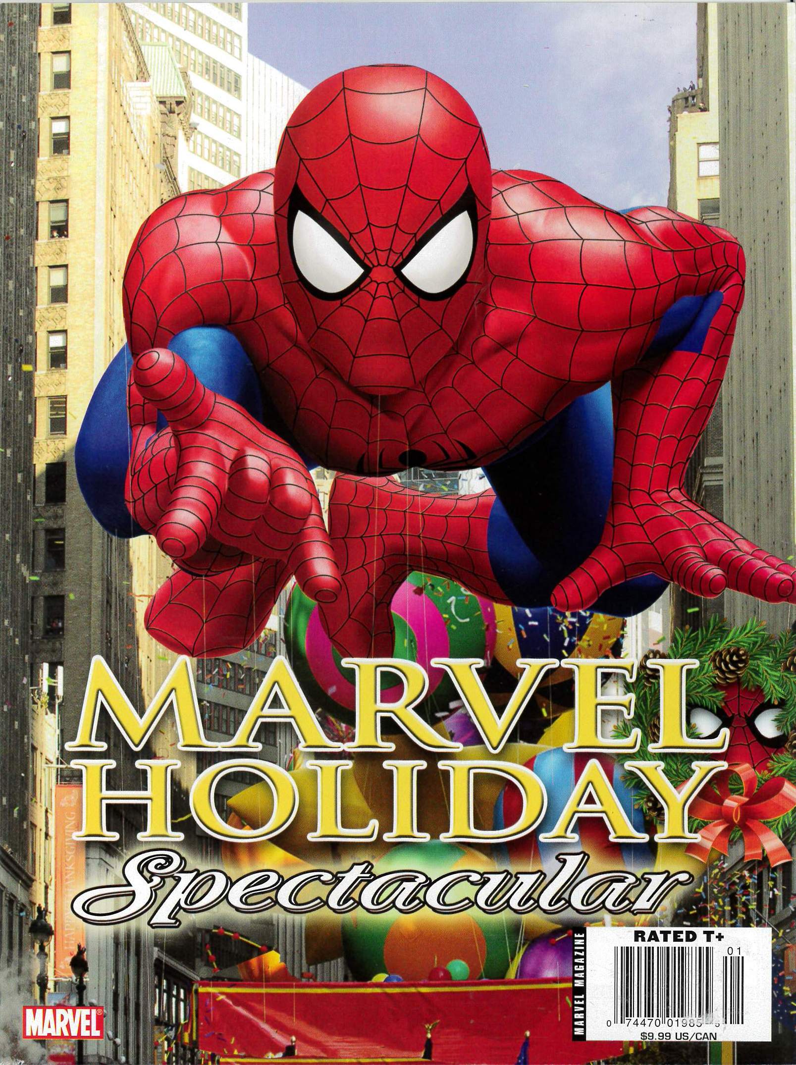 MARVEL HOLIDAY SPECTACULAR #209: #2009 Spider-man Parade variant cover – NM MARVEL HOLIDAY SPECTACULAR #209: #2009 Spider-man Parade variant cover – NM