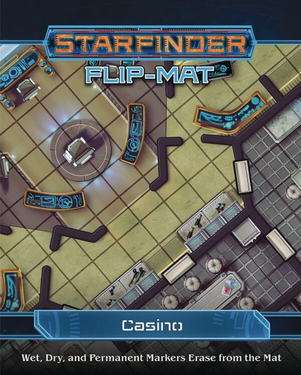 STARFINDER RPG (1ST EDITION) #123: Casino Flip-mat