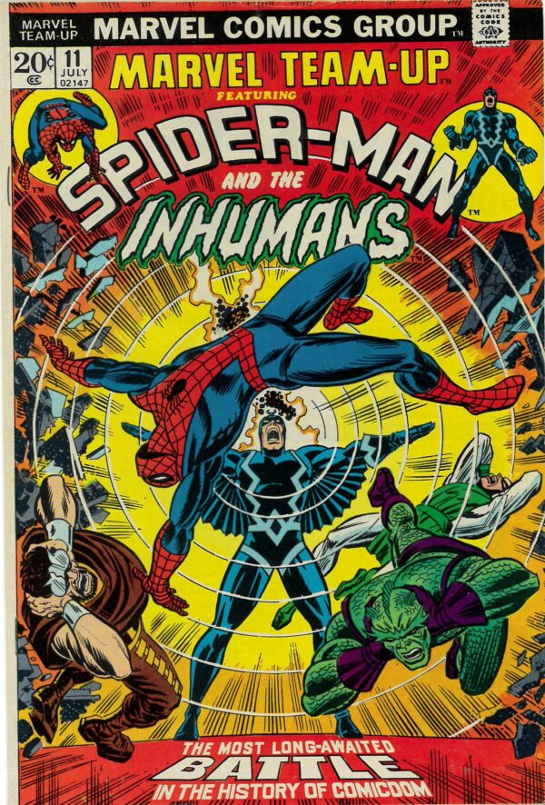 MARVEL TEAM-UP (1972-1985 SERIES) #11: Spider-Man: Inhumans: Kang the Conqueror: FN/VF