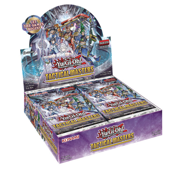 YU-GI-OH! CCG BOOSTER PACK #136: Tactical Masters ($130/24 pack display)